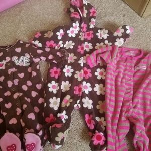 3 pc- Carter's Sleep & Play Jumper PJs